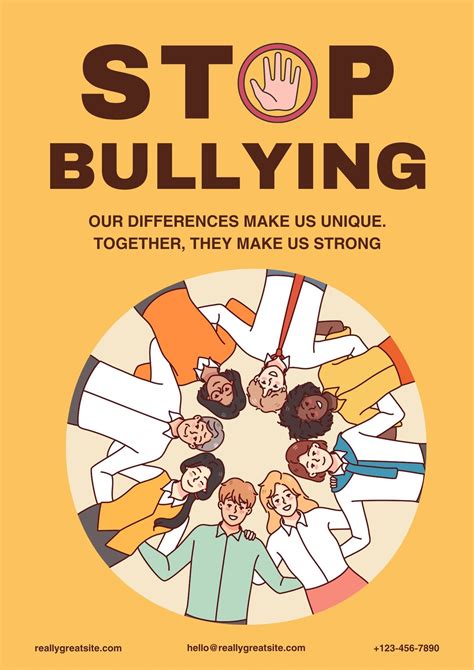 create anit bullying poster online|Anti Bullying Poster Maker: Free AI Anti Bullying Poster .